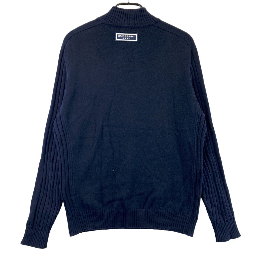 サイズ：4 BURBERRY GOLF バーバリーゴルフ ハーフジップニット