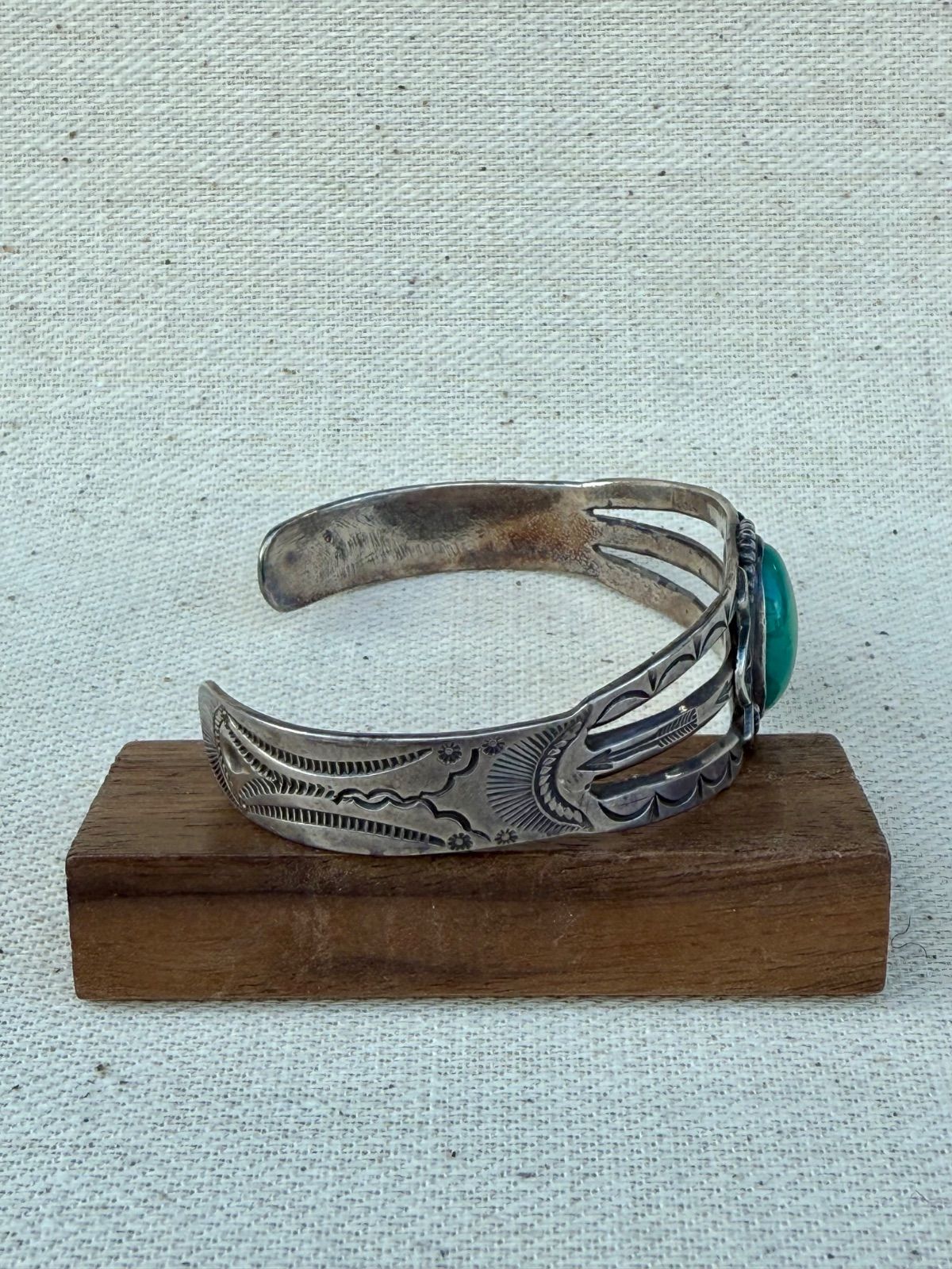 ナバホ 1920-1930年代 スプリットシャンク アロー ターコイズ シルバー