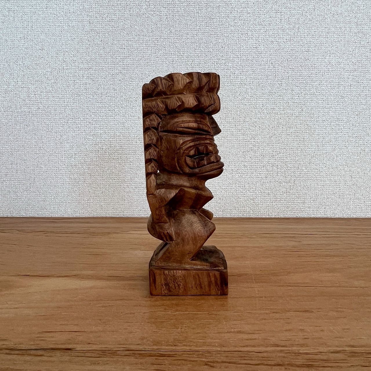 置物 ハワイ 木彫り ティキ ハワイ 木彫り HAWAIIAN TIKI HAWAII TIKI 