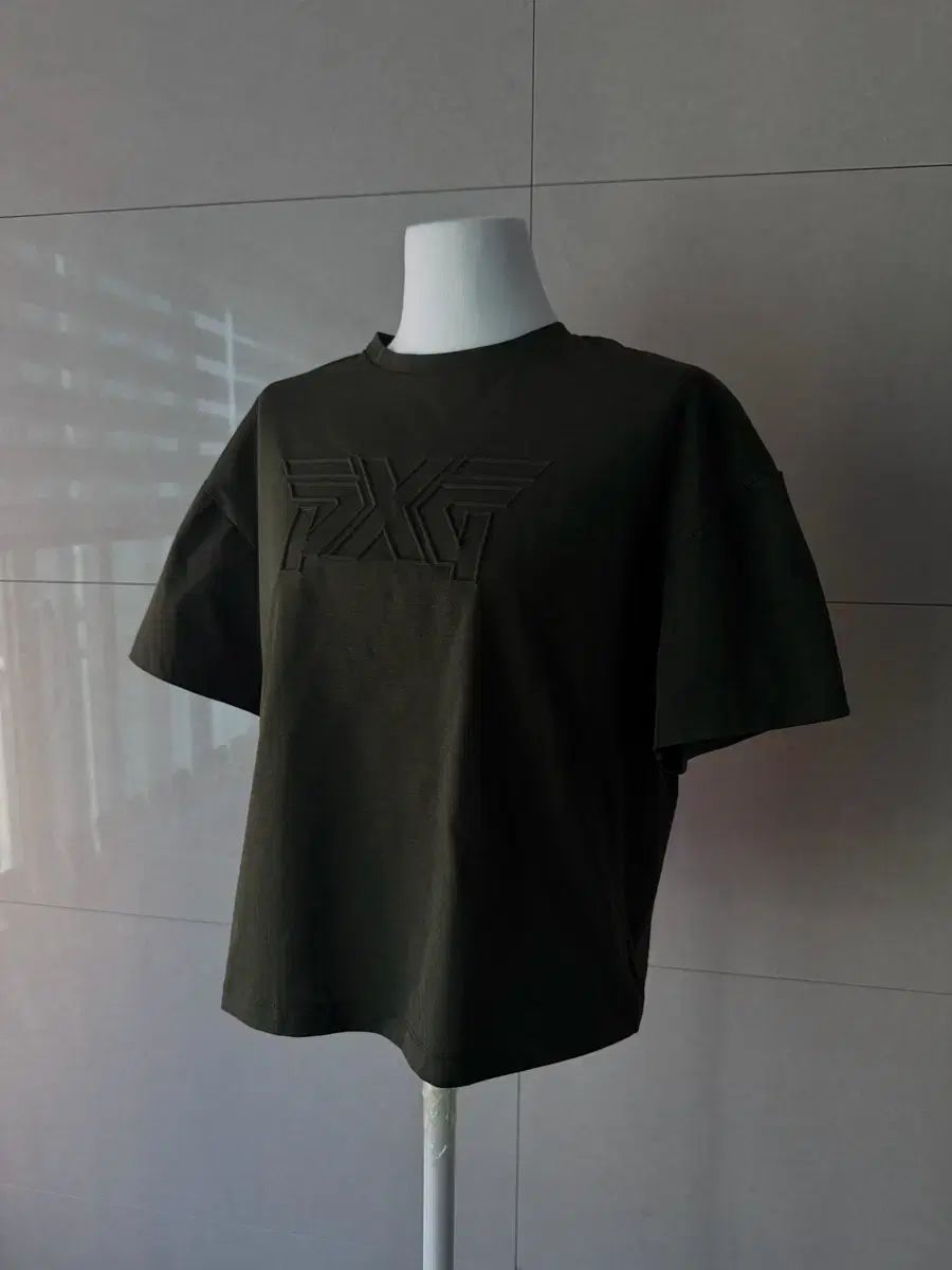PXG ロゴ 半袖 Tシャツ カーキ S