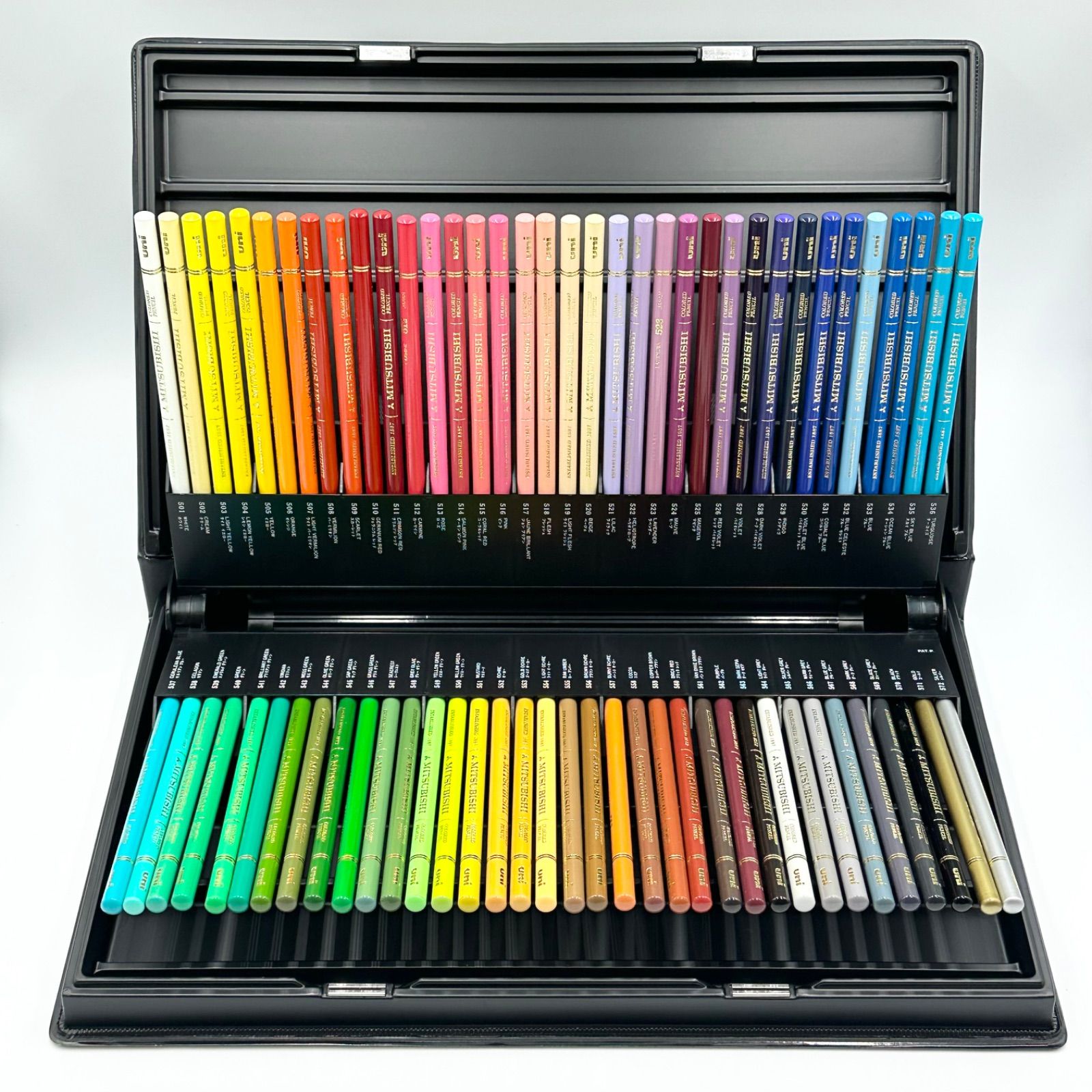 未使用品✨️】三菱鉛筆 色鉛筆 ユニカラー 72色 - メルカリ