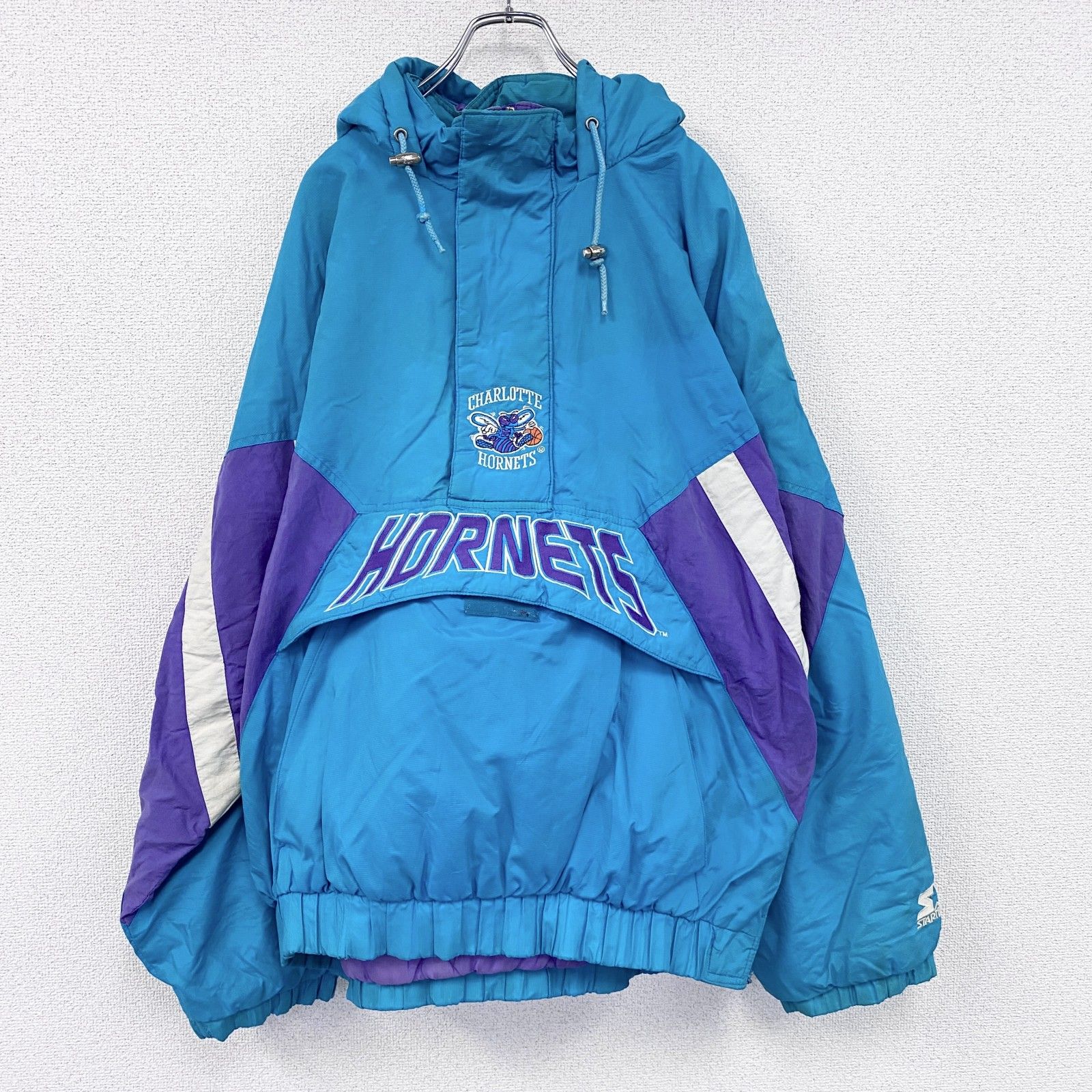 古着 used ～00s STARTER NBA Hornets ホーネッツ アノラックナイロン