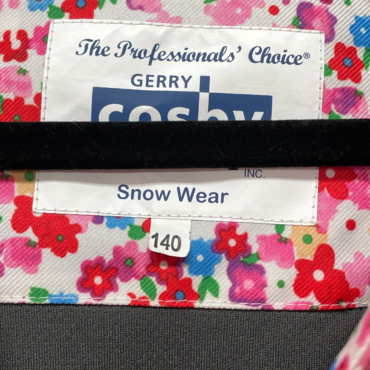 〇〇Cosby 花柄 スキーウェア上下セット 140cm ピンク×ネイビー - メルカリ