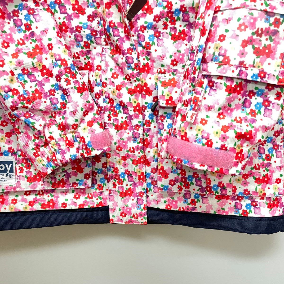 〇〇Cosby 花柄 スキーウェア上下セット 140cm ピンク×ネイビー - メルカリ