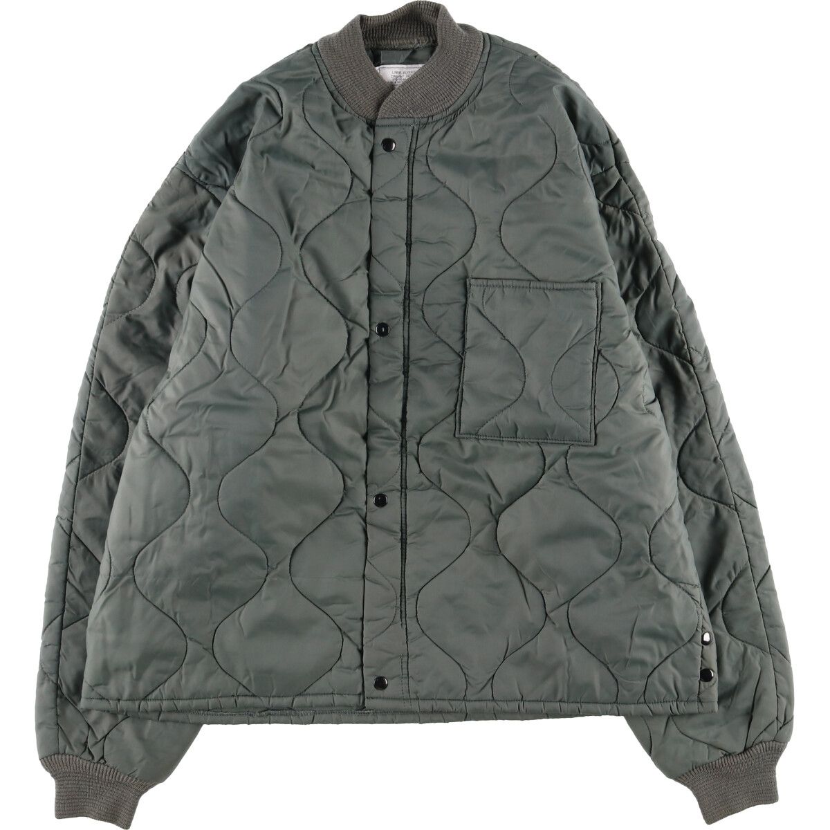 古着 90年代 米軍実品 CWU-9/P 中綿入り ミリタリー ライナージャケット USA製 LARGE メンズL相当 ヴィンテージ/evb030159