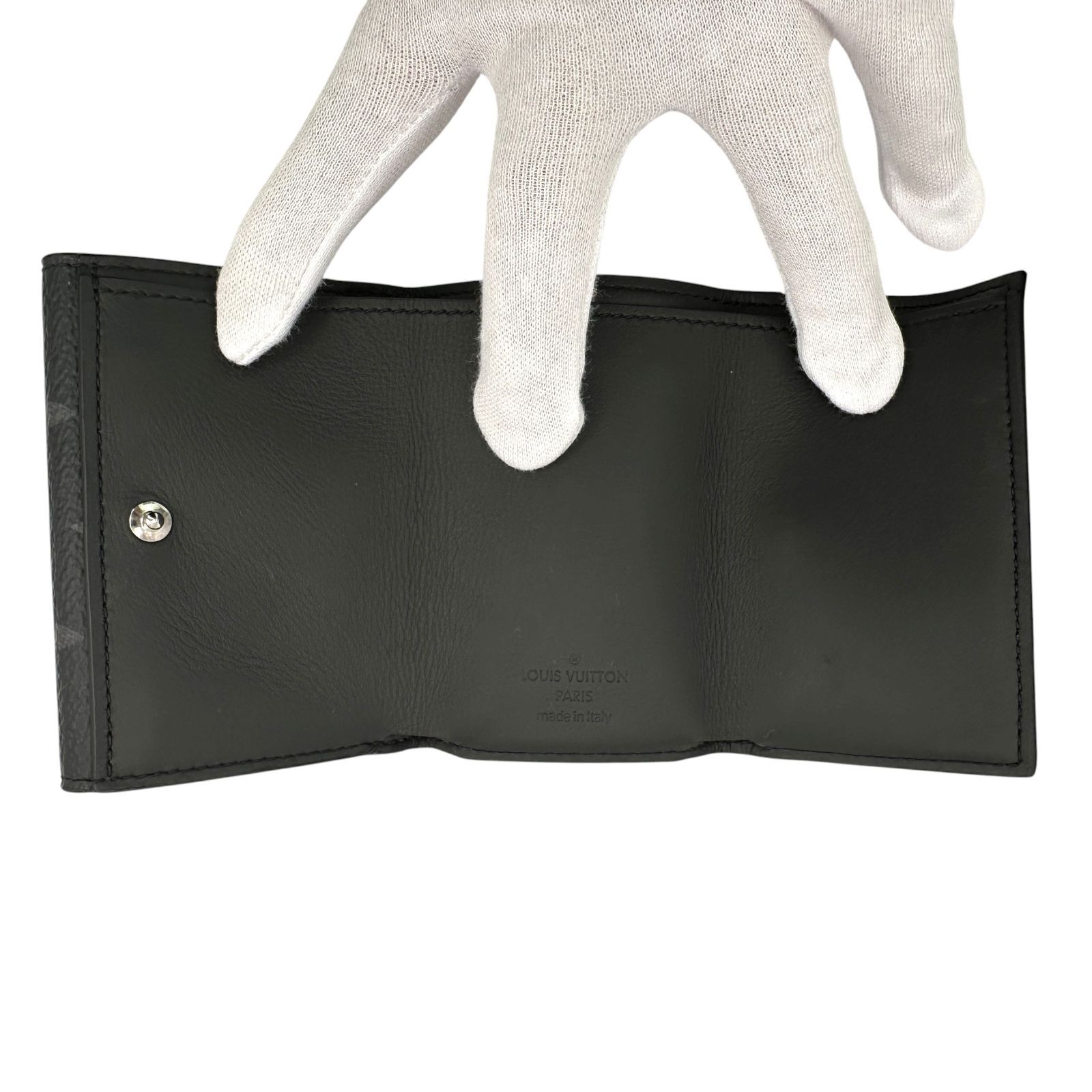  Louis Vuitton ルイ ヴィトン ディスカバリー コンパクトウォレット M 67630 モノグラム エクリプス ブラック系 スナップボタン 三つ折り コンパクト 財布 メンズ レディース ユニセックス A 9356 コインケース 小銭入れ 小物