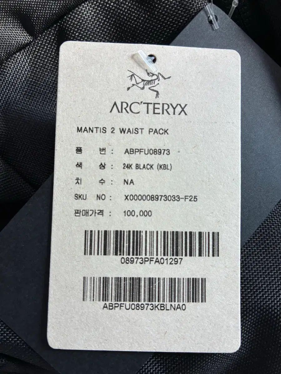  ARC TERYX アークテリクス マンティス２ ウェスト パック ブラック その他 アウトドアウェア小物