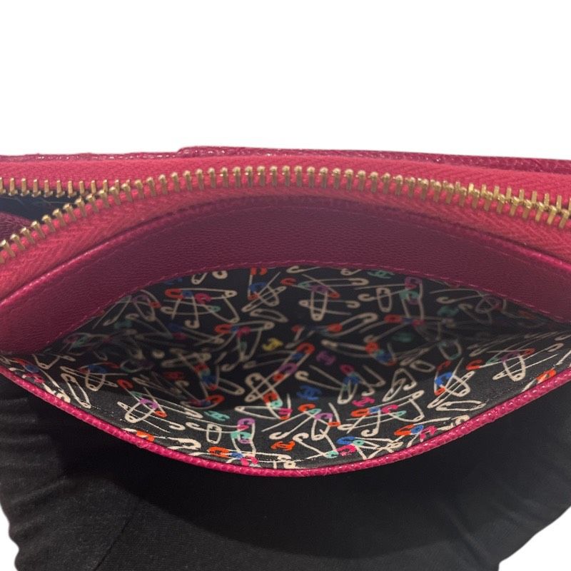  シャネル CHANEL フラグメントカードケース AP 4478 パープル GD キャビア レディース カードケース その他 小物