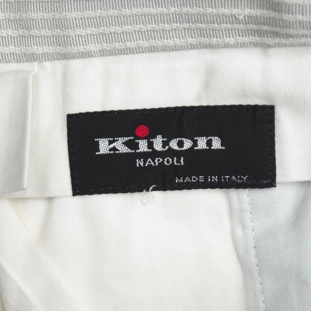 □美品□Kiton キートン パンツ サイズ46 カシミヤ混 スラックス