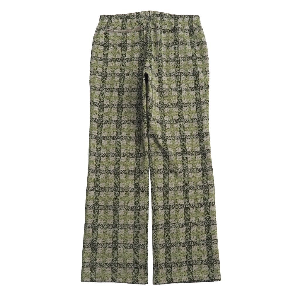 2025 SS Needles ニードルズ トラックパンツ サイズL ジャガード チェック柄 バタフライ刺繍 ブランド古着 |RA 6867