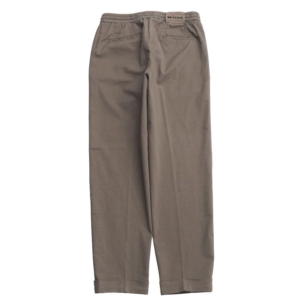 Kiton キートン パンツ サイズ32 スラックス コットン イージーパンツ イタリア製 ブランド古着 |RA 6882