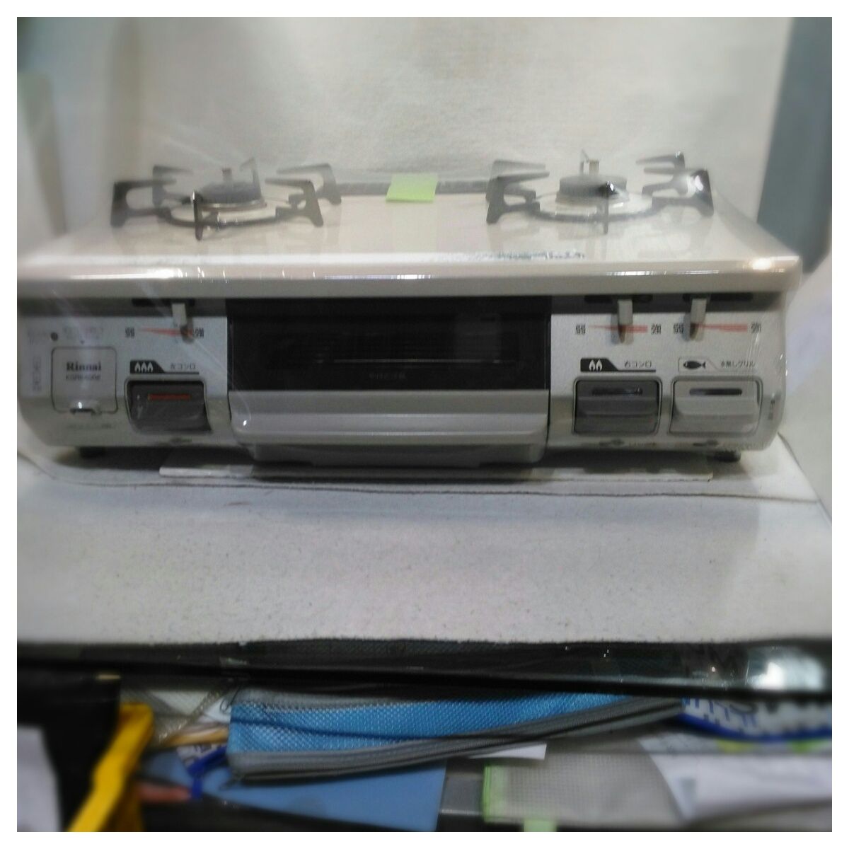 中古】本体のみ リンナイ ガステーブル 左強火 LPガス用 RT64JH-L-LP