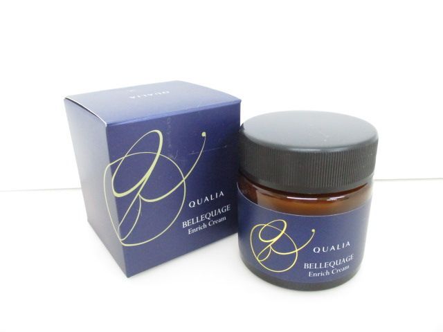 【未使用】ベルクアージュ　エンリッチクリーム 送料無料】☆ほぼ未使用☆ QUALIA ベルクアージュ エンリッチクリーム
