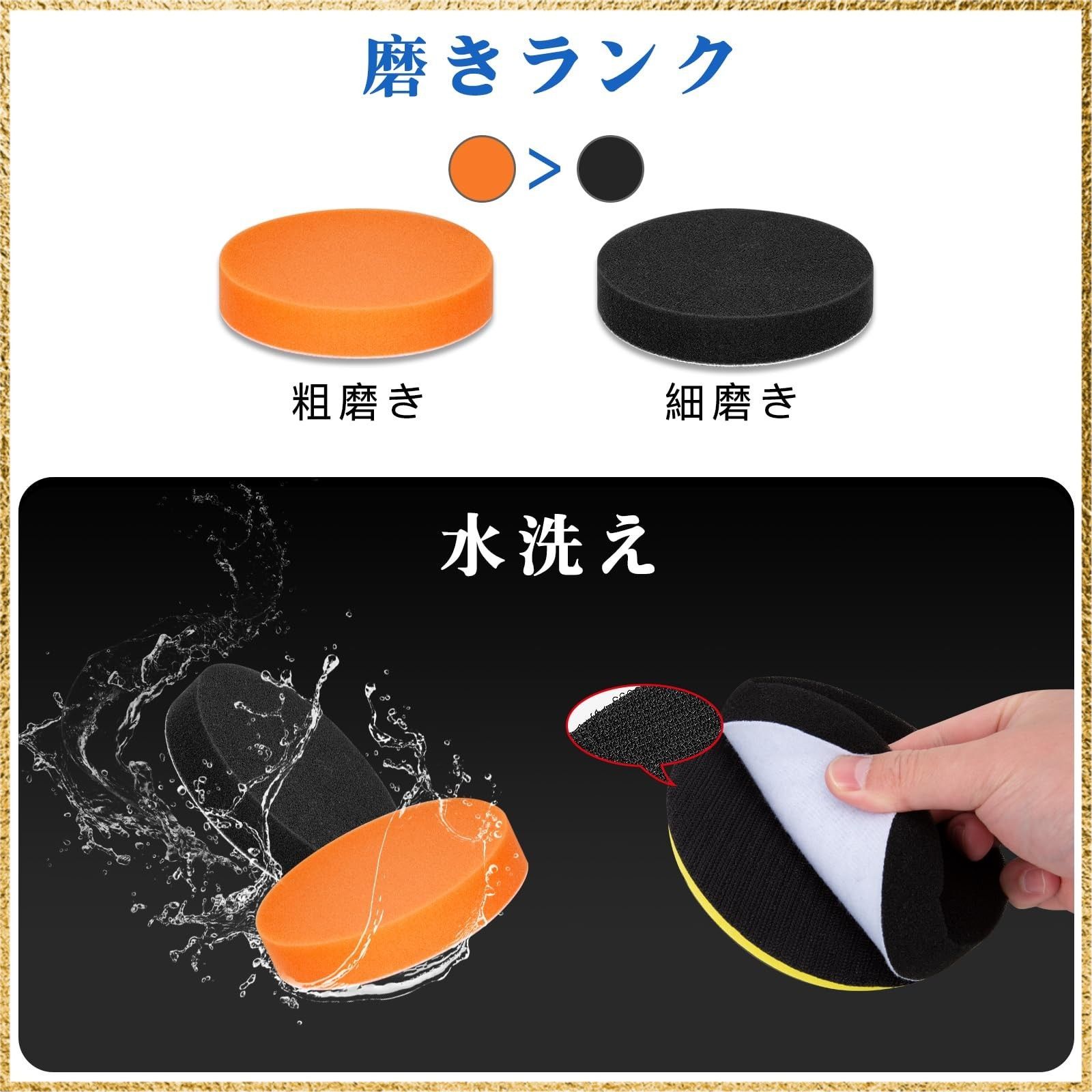 ☆彡送料無料でお届け☆彡 TuxFezug ポリッシャーバフ スポンジ 100mm