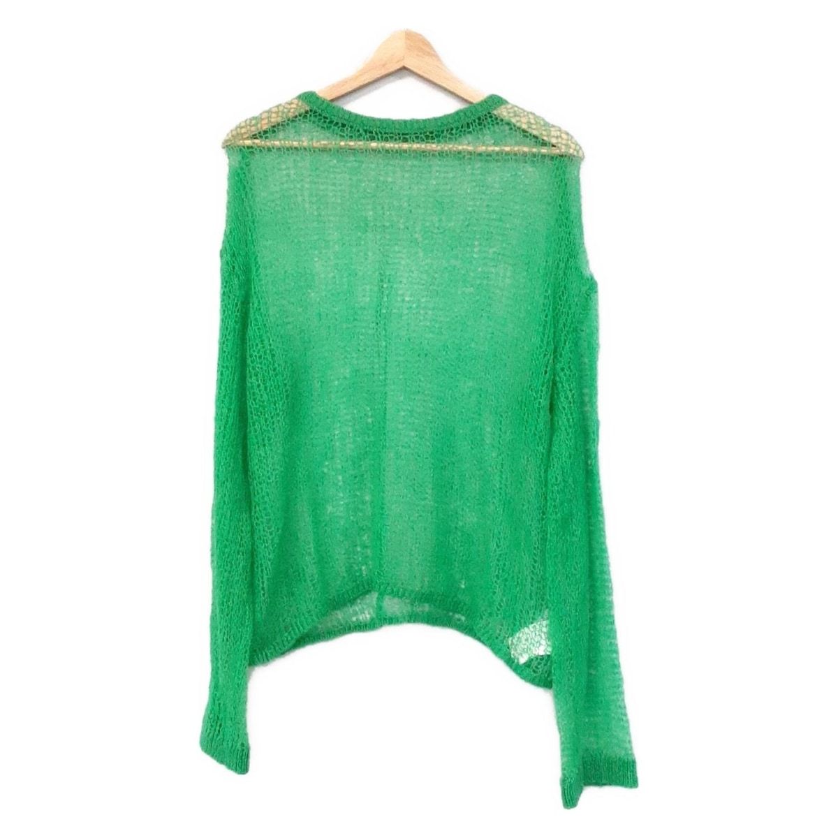 MAISON SPECIAL メゾンスペシャル 長袖セーター サイズM SP レディース - グリーン クルーネック