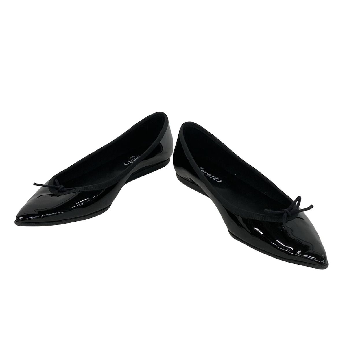 repetto レペット フラットシューズ 39 1 2 レディース - 黒 レザー