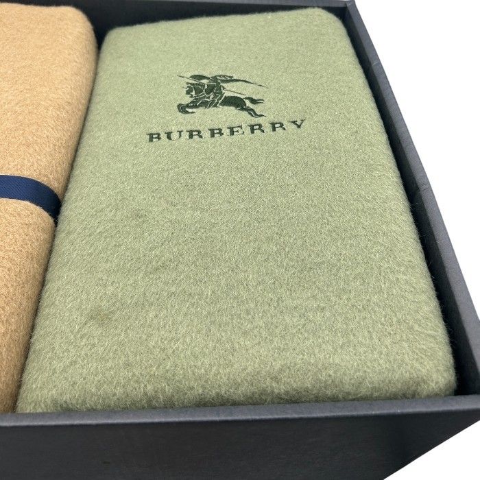 BURBBERRY バーバリー ウール 毛布 2枚 セット BB1550 FST 200 2160