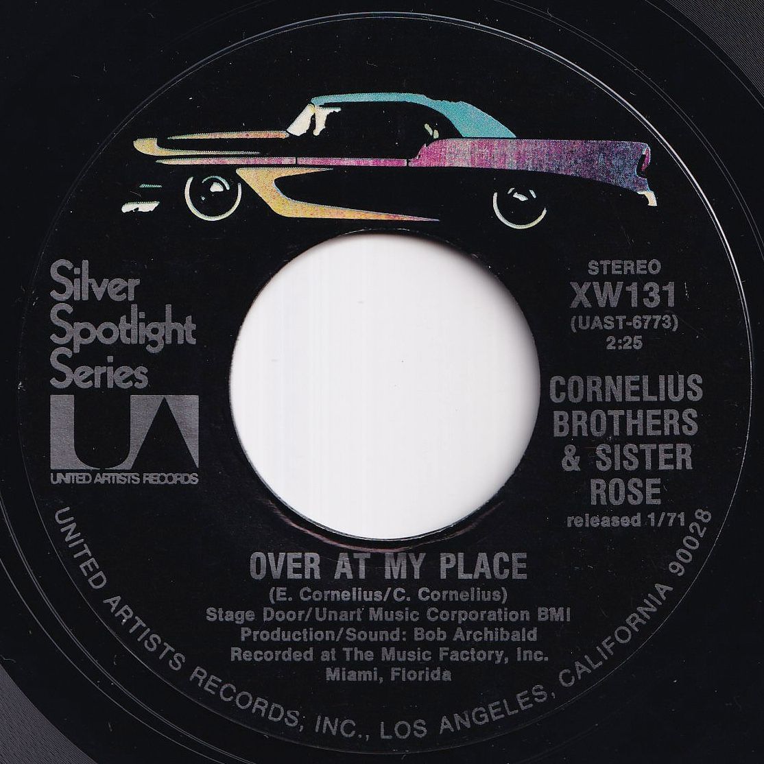 Cornelius Brothers Treat Her Like A Lady / Over At My Place United