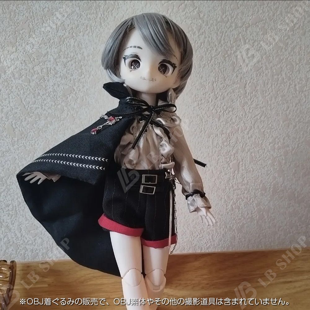 1/6bjd ドール衣装 騎士風 ランスロット ドール服 4点セット 着せ替え