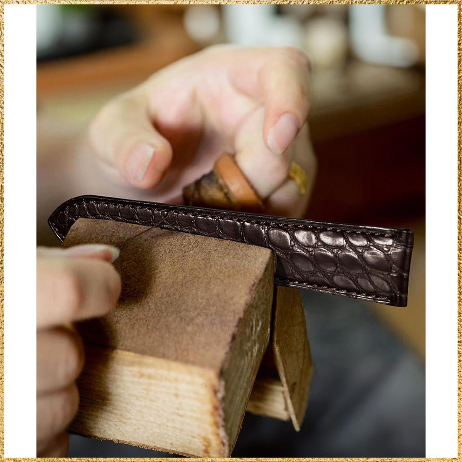 彡 でお届け 彡Color 茶色 ローズゴールドバックル_Size 20 mm BINLUN 時計ベルトヴィンテージ レザー 腕時計バンド 本革 時計替えベルト 時計 バンド メンズ 18 19 21 22 ワニ革模