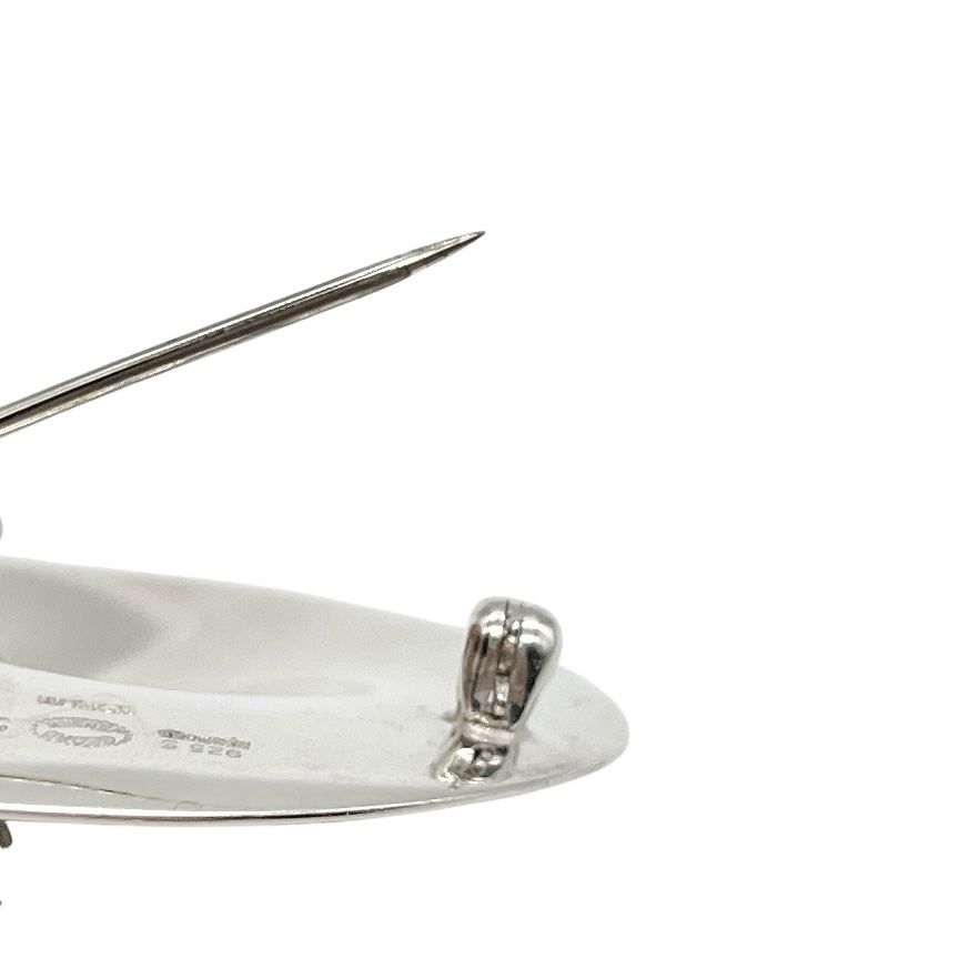中古】Georg Jensen ジョージジェンセン ブローチ メビウス ブローチ