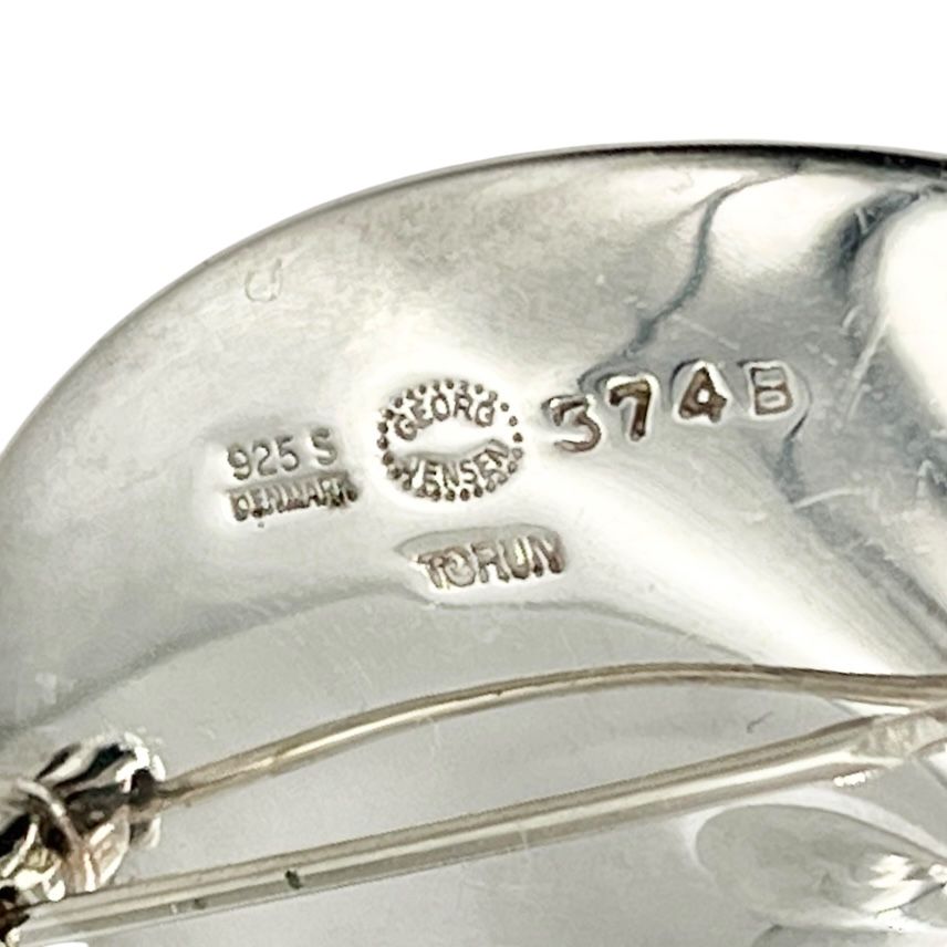 中古】Georg Jensen ジョージジェンセン ブローチ メビウス ブローチ