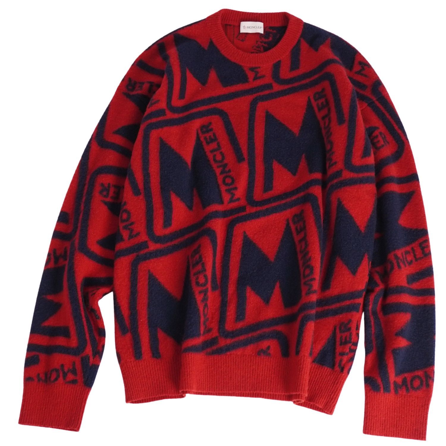 極美品 モンクレール MONCLER ニット セーター ロングスリーブ 長袖 ク