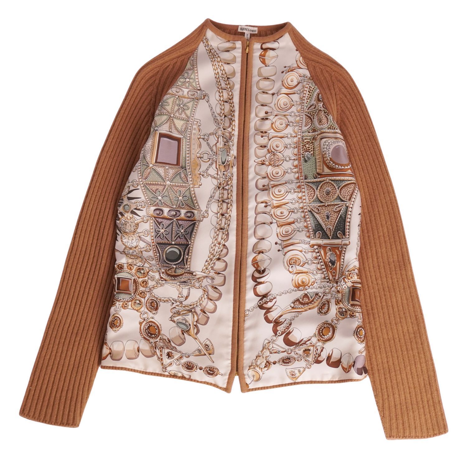 美品 エルメス HERMES マルジェラ期 ニット カーディガン ジップアップ