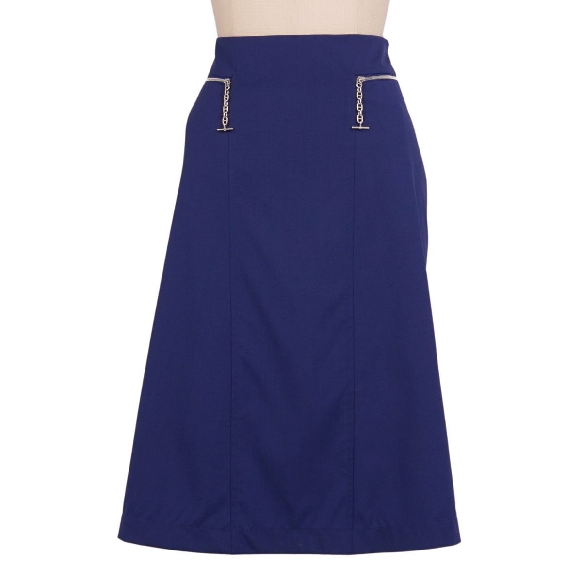 極美品 エルメス HERMES スカート 21SS ロングスカート シェーヌダン