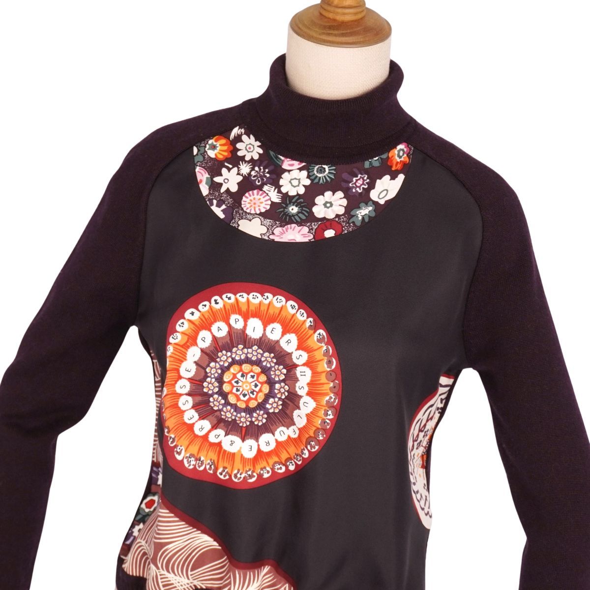 美品 エルメス HERMES ニット マルジェラ期 セーター シルク切り替え