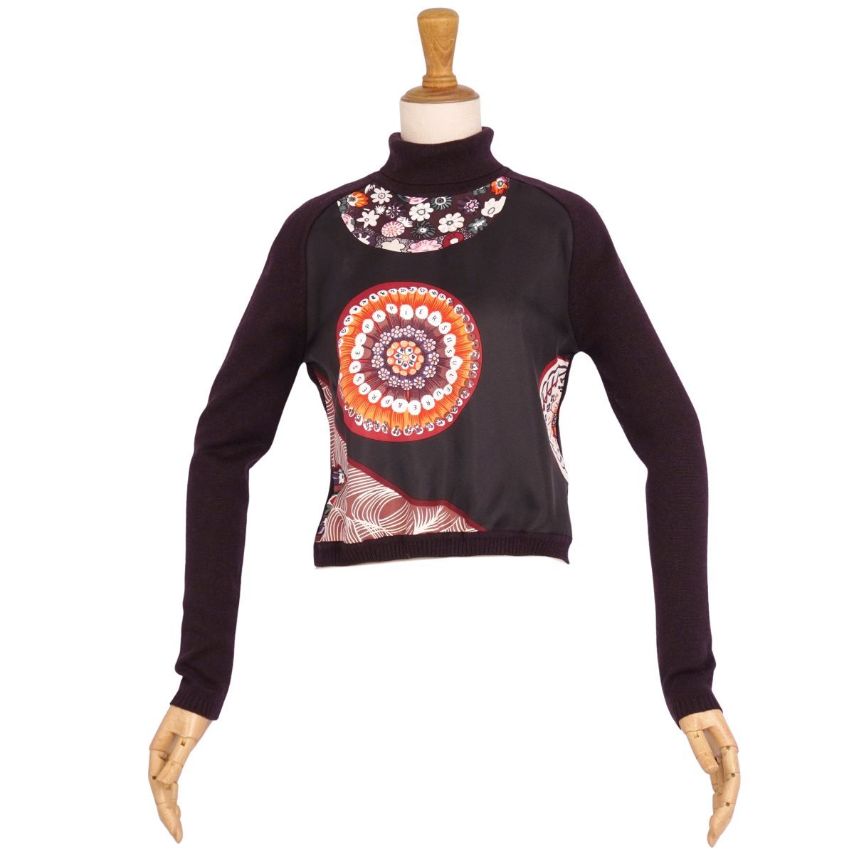 美品 エルメス HERMES ニット マルジェラ期 セーター シルク切り替え