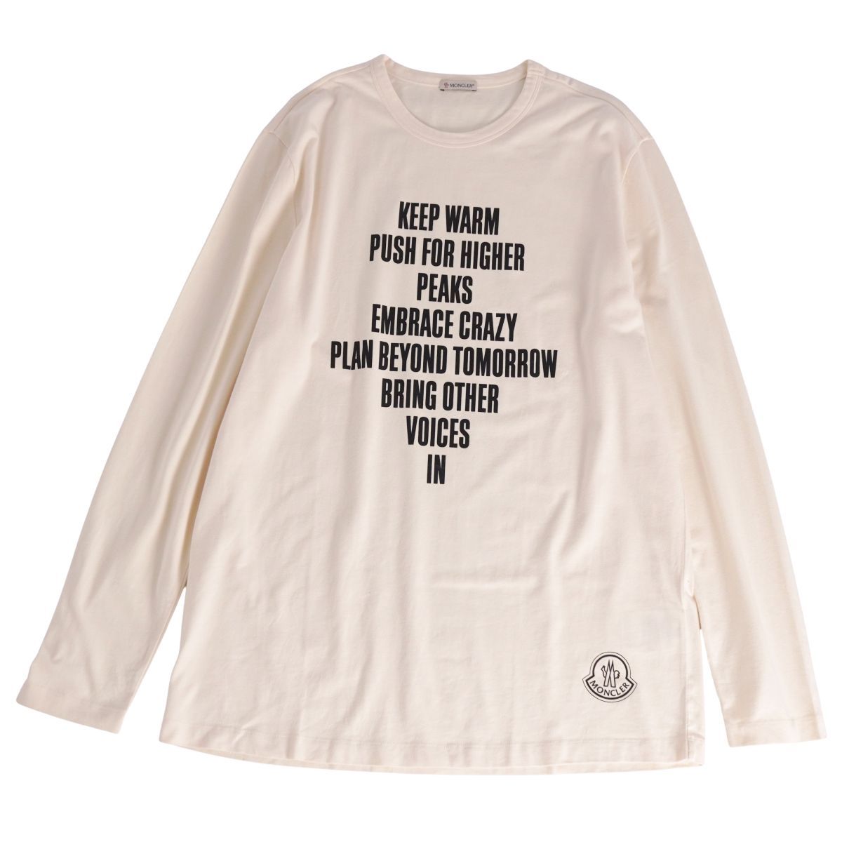 美品 モンクレール MONCLER Tシャツ 2021 カットソー ロングスリー 