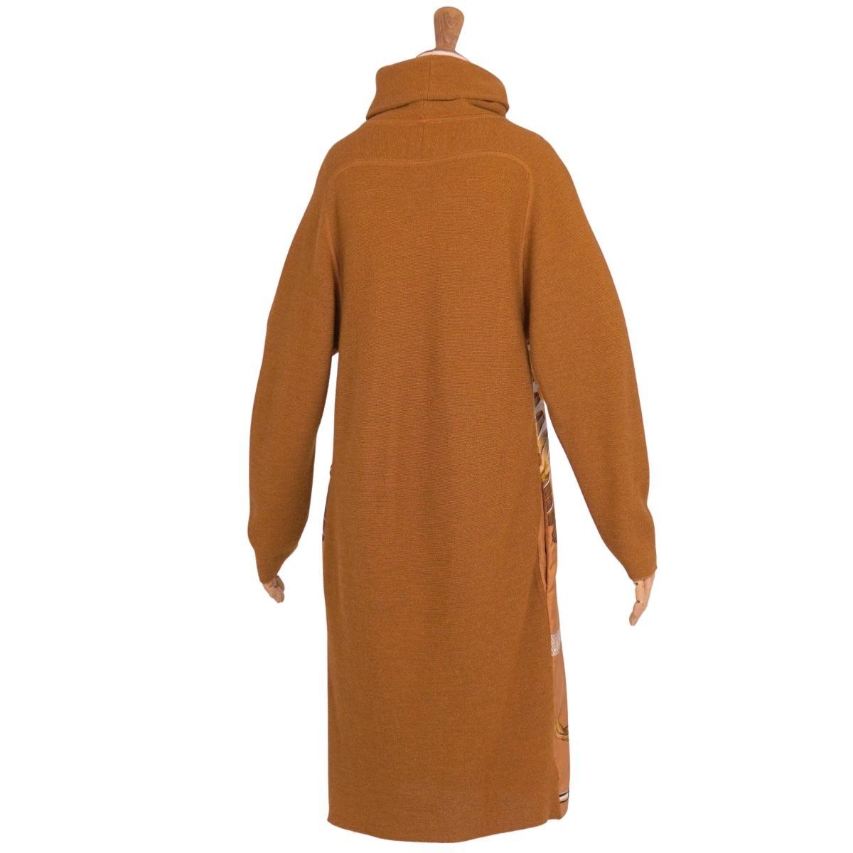 美品エルメス カシミヤ 100％ ニット ミドルゲージ ハイネック 美品  