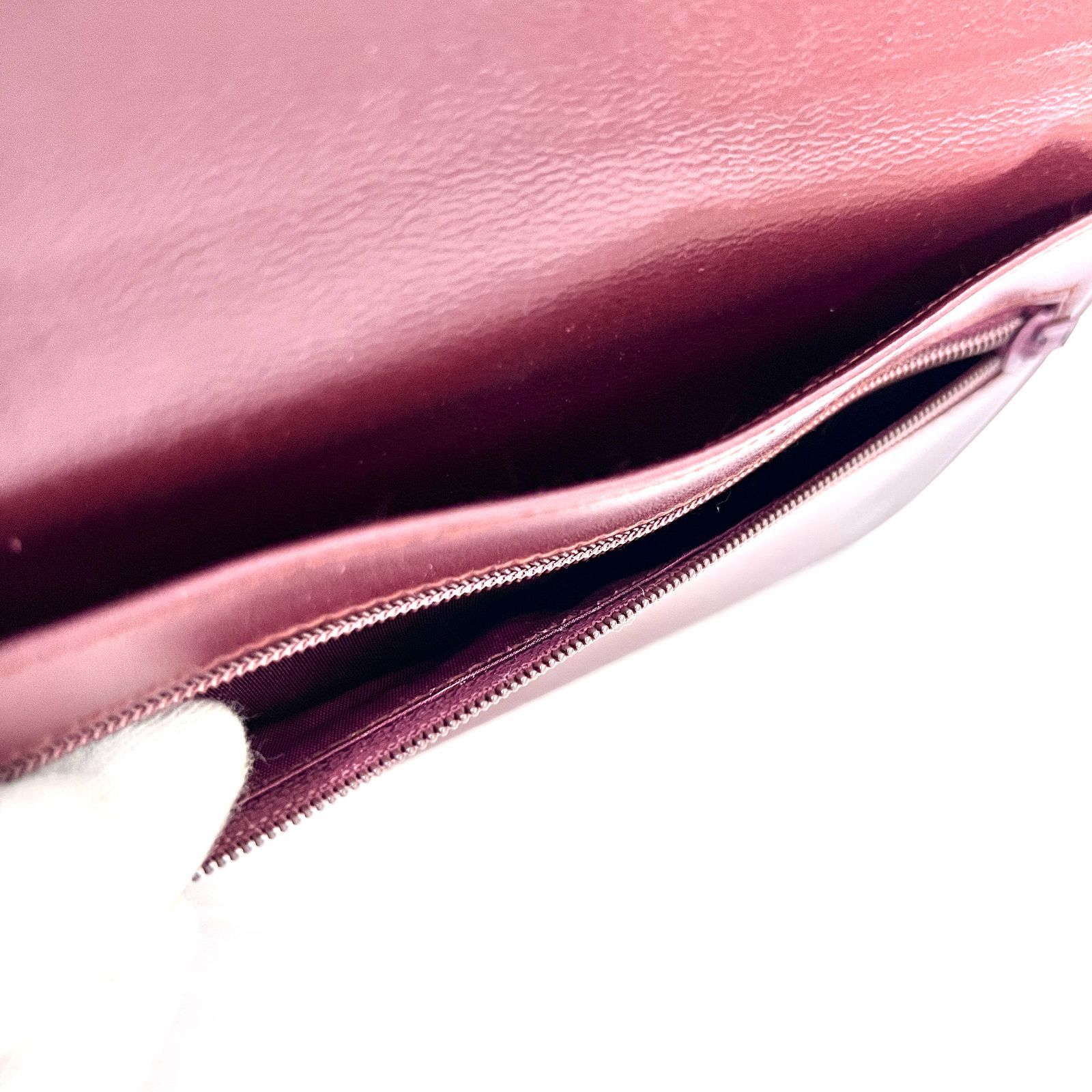 がま口 二つ折り長財布