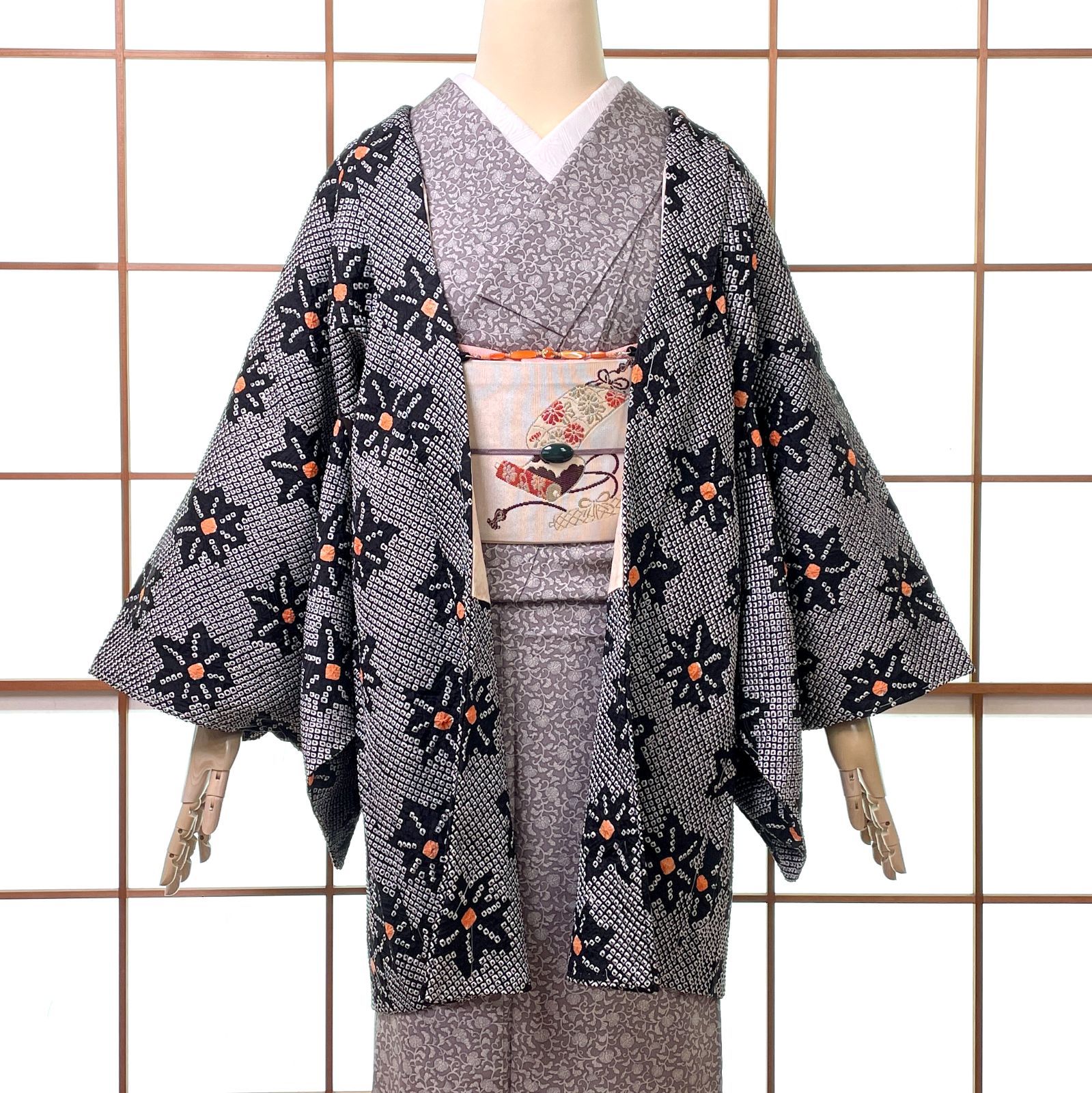 羽織紐付き 手縫い