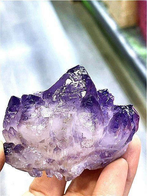 AAA級家庭円満☆天然アメジストクラスターB1128/E318/94B - メルカリ