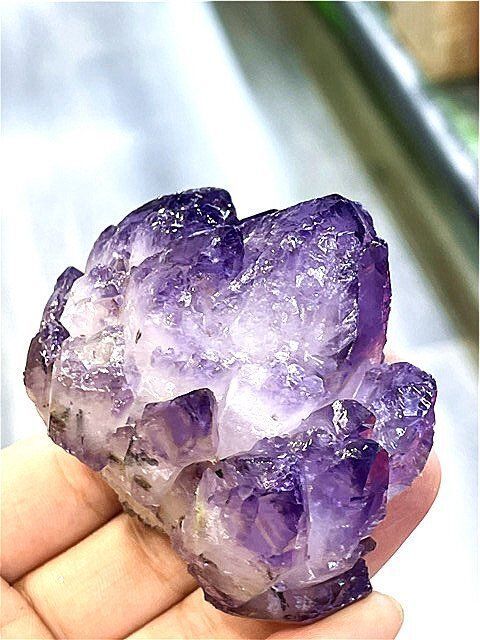 AAA級家庭円満☆天然アメジストクラスターB1128/E318/94B - メルカリ