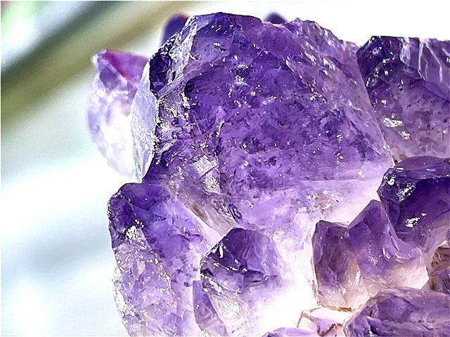 AAA級家庭円満☆天然アメジストクラスターB1128/E318/94B - メルカリ