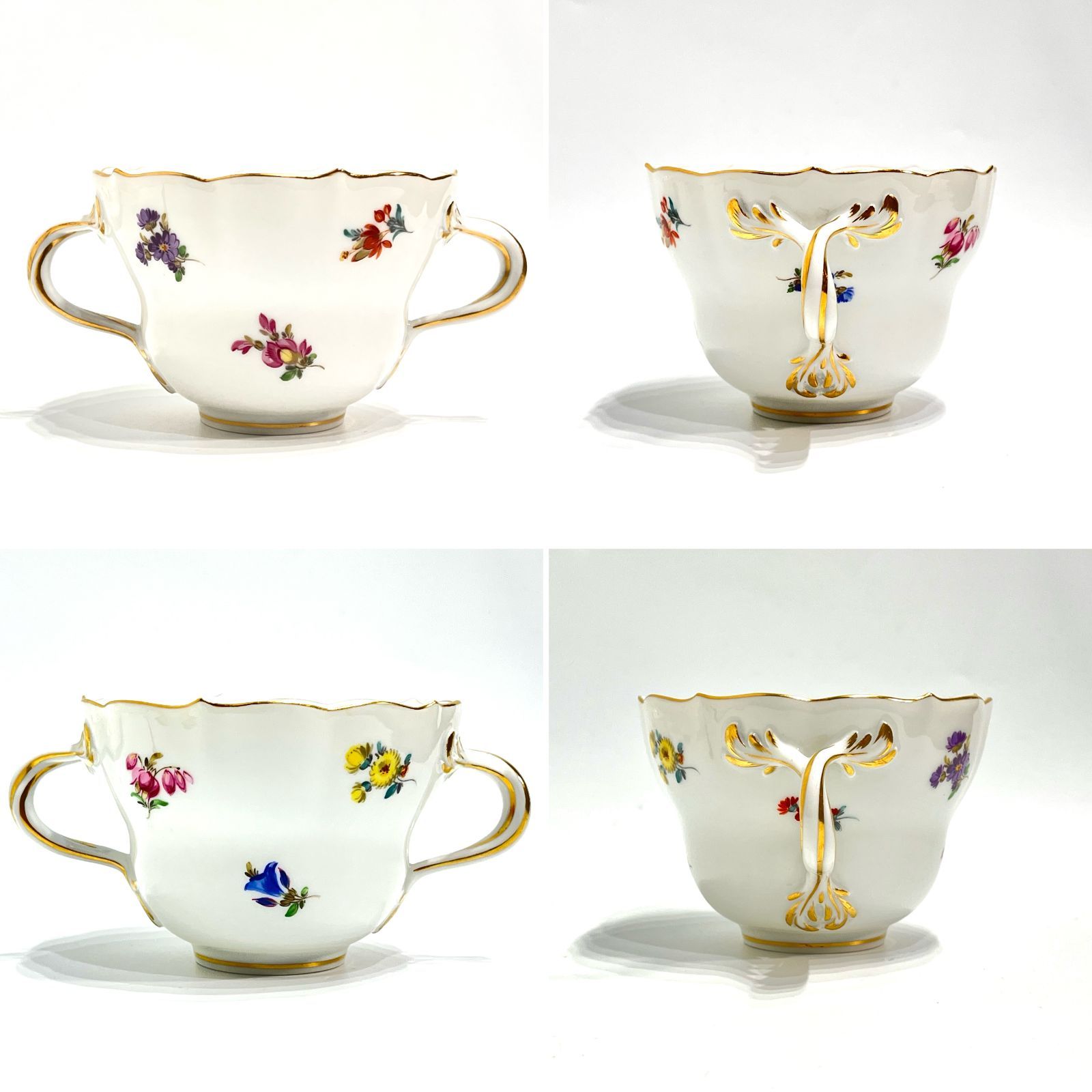 希少品◆マイセンアンティーク◆フラワー コーヒーカップソーサー 希少品◇マイセンアンティーク◇フラワー コーヒーカップソーサー 希少