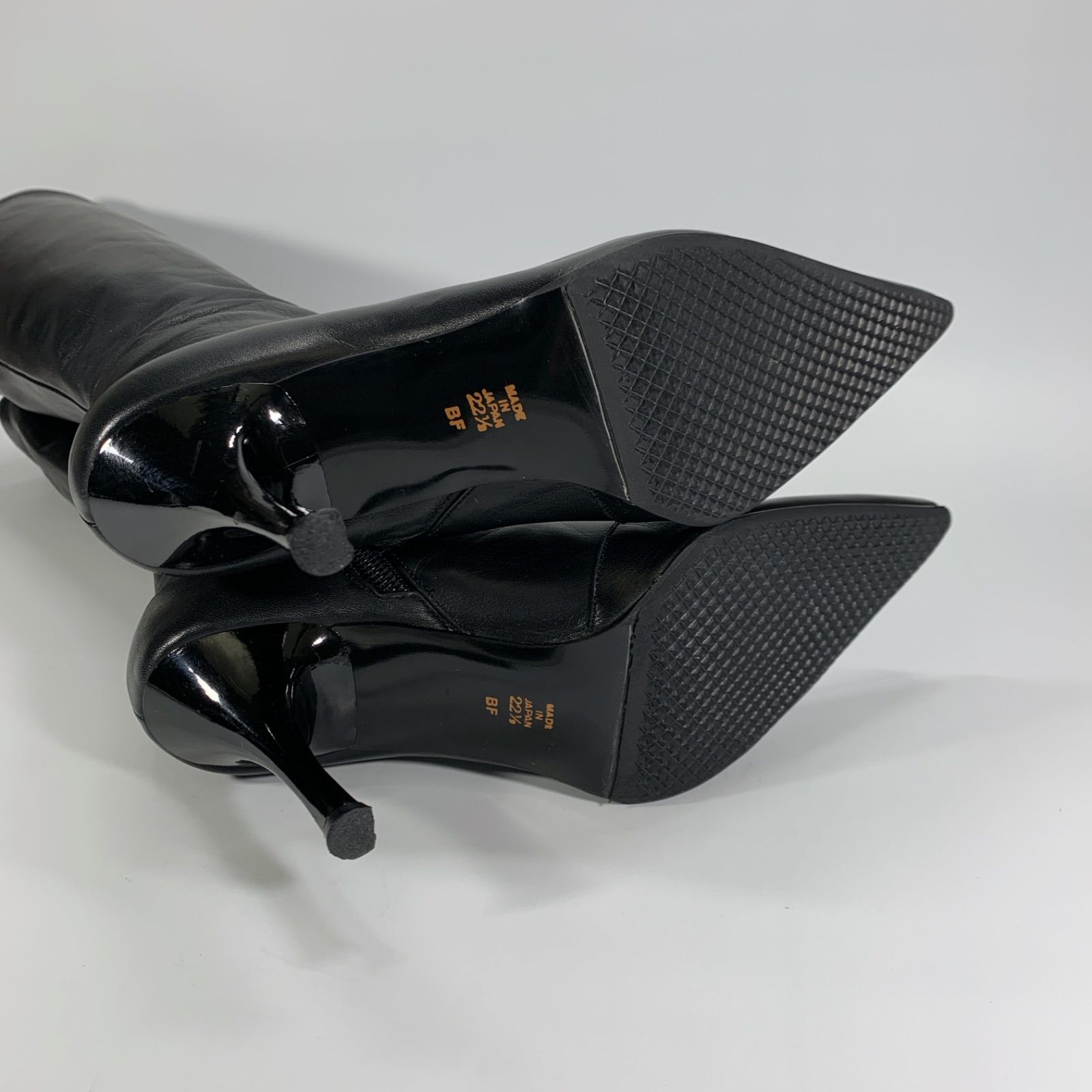 ダイアナ　未使用　22.5 ブラック 美品◯ DIANA ダイアナ ロングブーツ ブラック ポインテッドトゥ