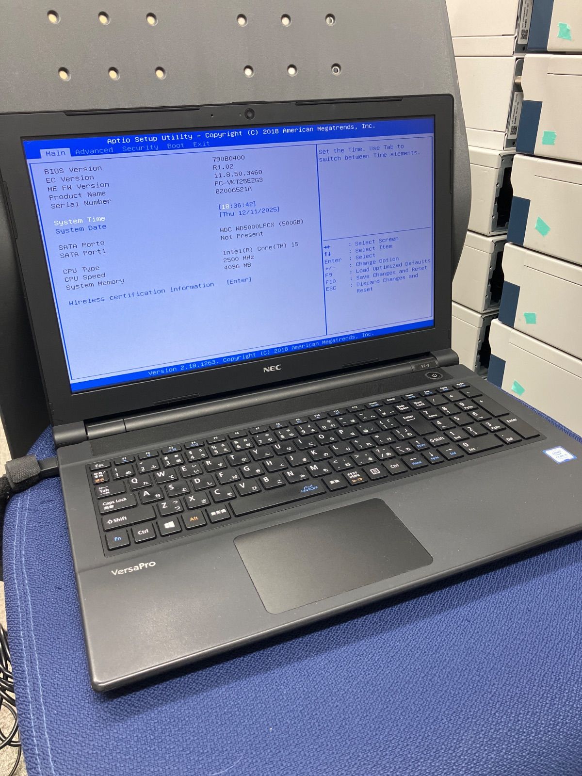 ジャンク NEC VersaPro PC-VKT25EZG3 第7世代 Core i5 ノートPC - メルカリ