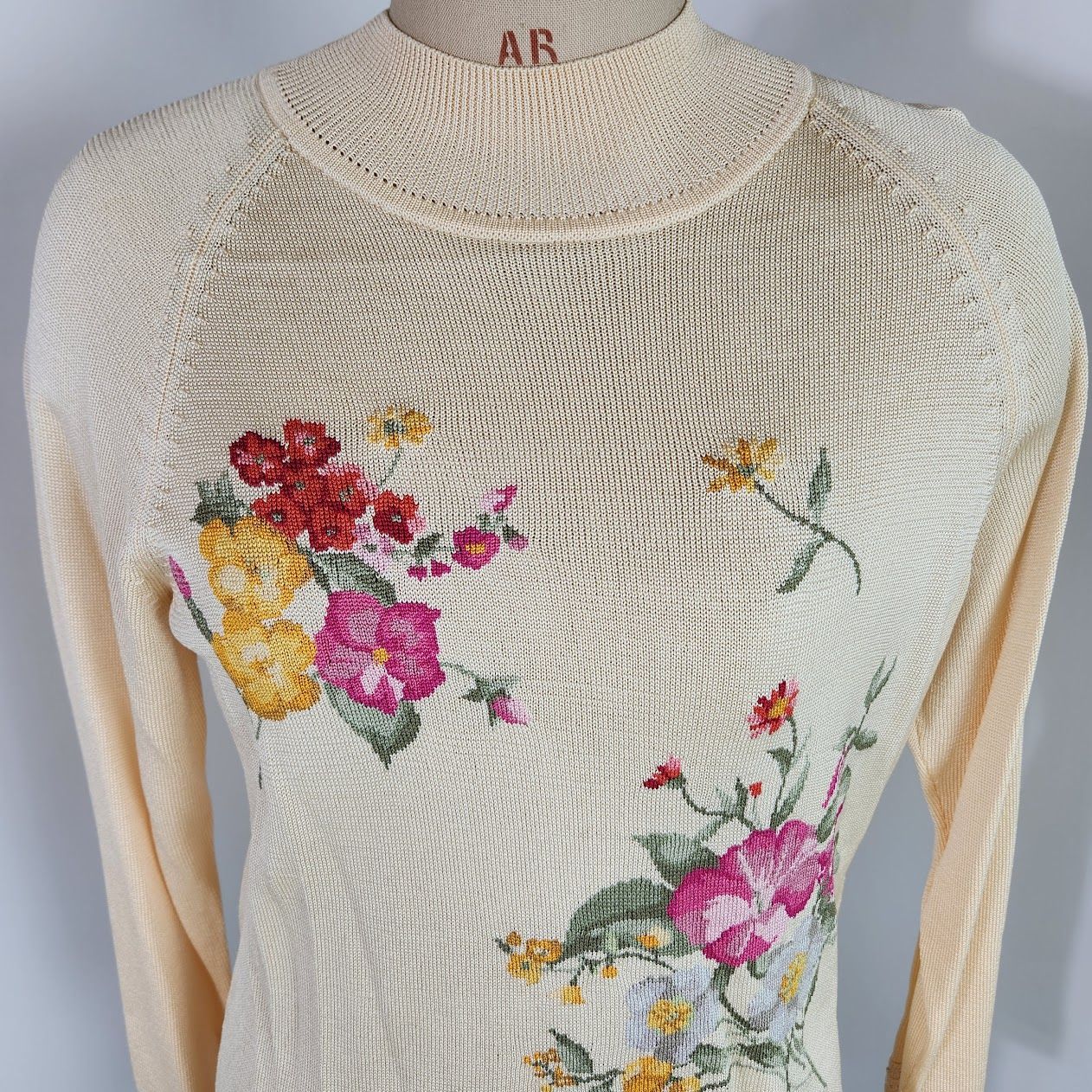 LEONARD FASHION レオナール 花柄 ニットセーター Lサイズ - メルカリ