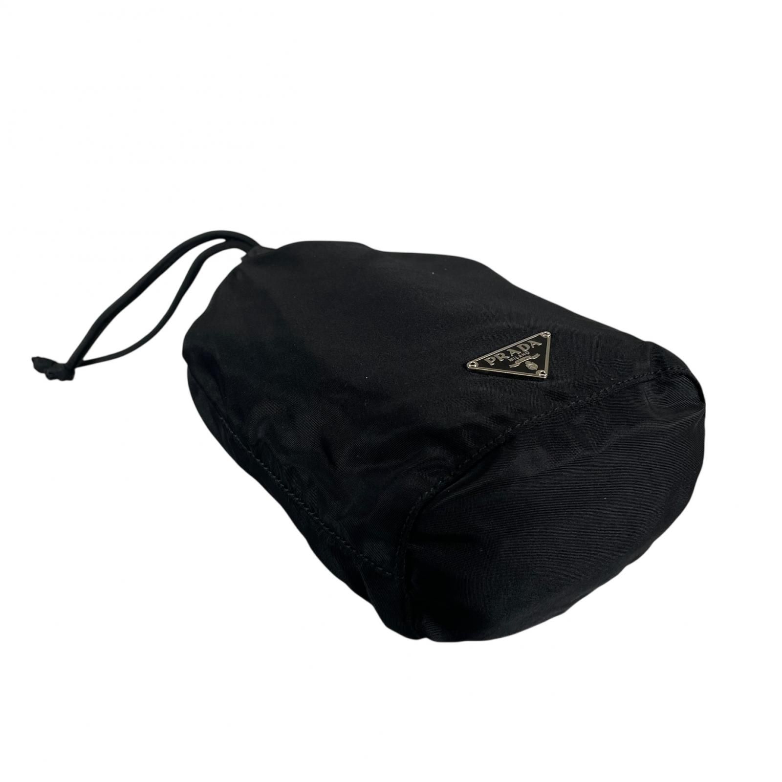 美品 PRADA プラダ その他バッグ ナイロン ブラック ユニセックス