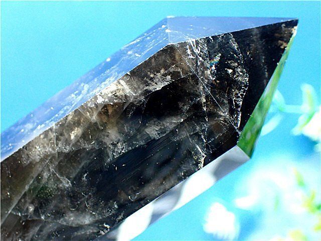 AAA級【魔除け】◇天然モリオン(黒水晶）六角柱YT5C2/38C17B - メルカリ