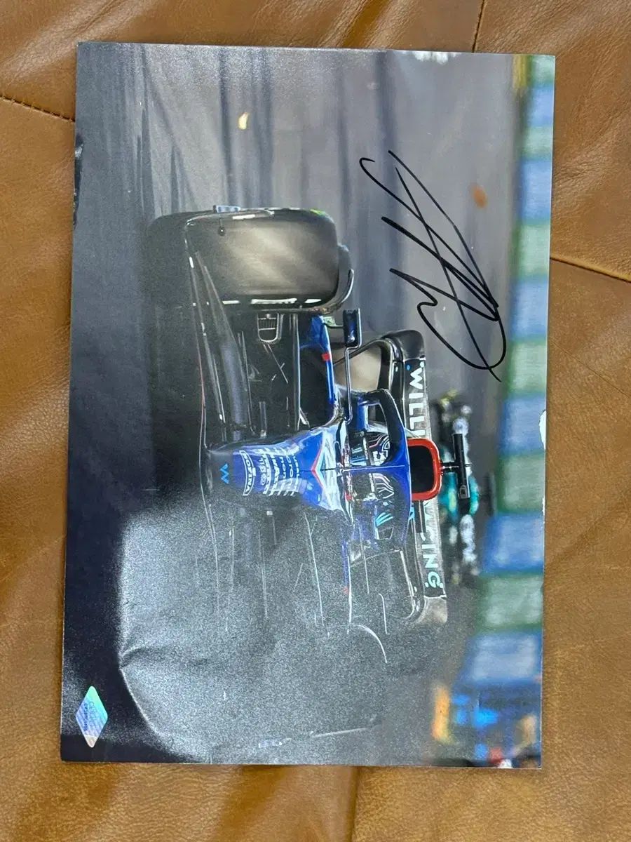 F 1 アレクサンダー アルボン サイン入り 写真 フォト 販売