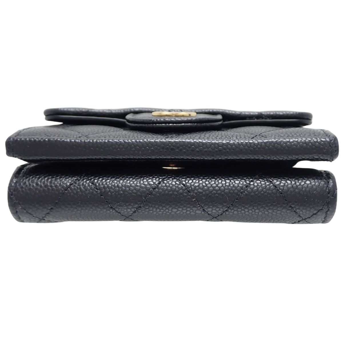 CHANEL(シャネル) マトラッセ ココマーク 三つ折り財布 コンパクト