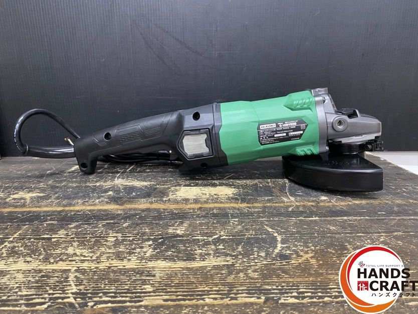 ● ♥品 HiKOKI ハイコーキ G 18 BYE S 電子ディスクグラインダ ブレーキ付 トイシ外径 180 mm 単相200 V プラグ無し