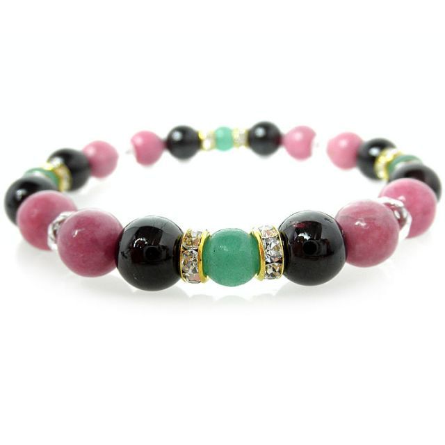 アベンチュリン＆ガーネット＆ロードナイトブレスレット セット Aventurine Garnet Road Knight