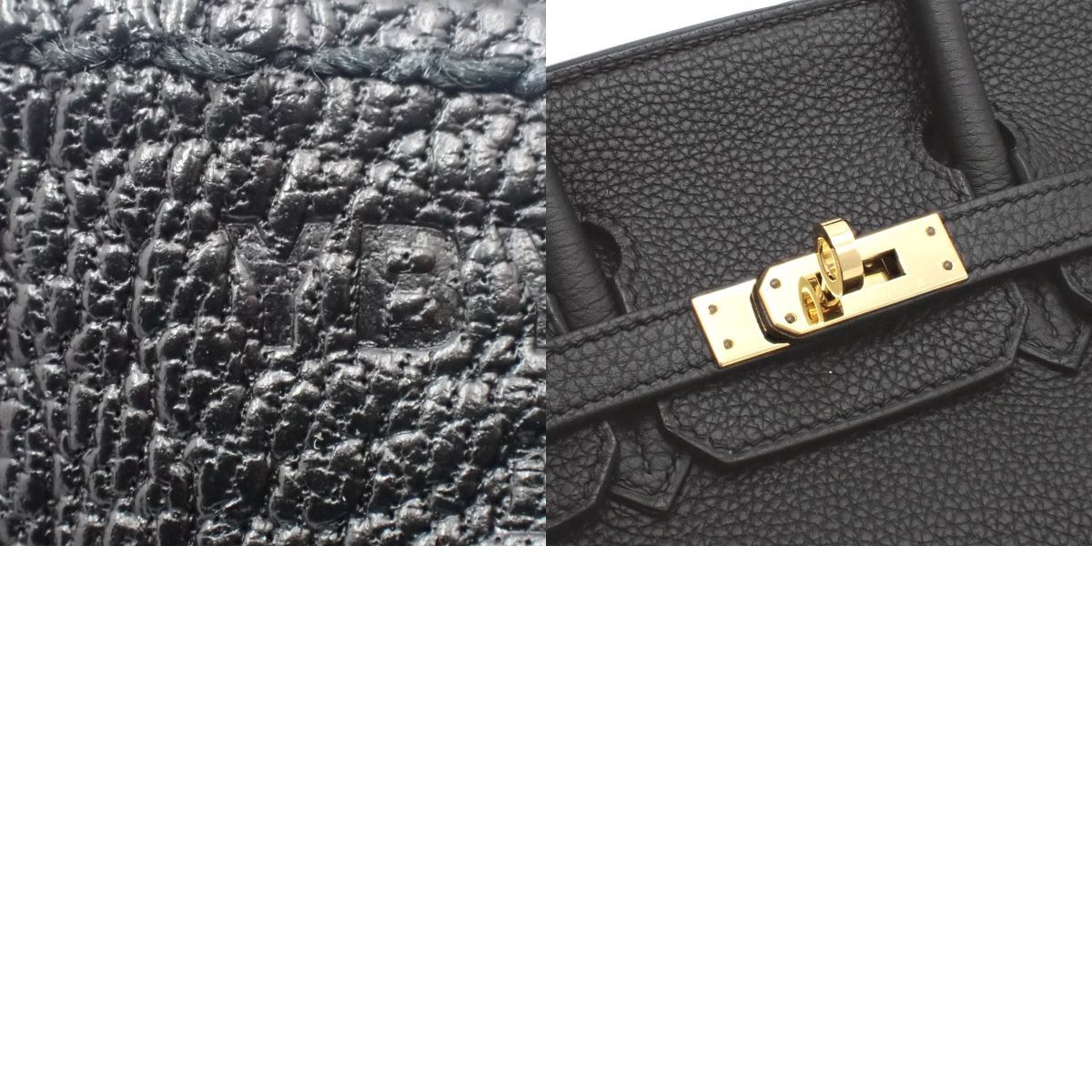 HERMES(エルメス) バーキン25 ブラック黒 トゴ ゴールド金具 Y刻印