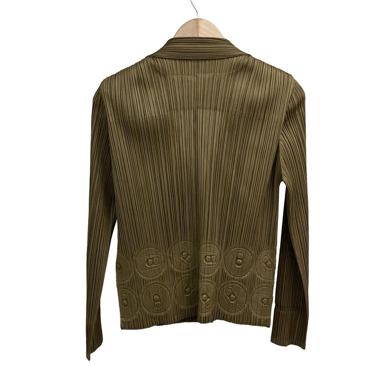 美品　PLEATS PLEASE ジャケット　ブラウン　サイズ3 プリーツ　長袖 PLEATS PLEASE(プリーツプリーズ) ジャケット サイズ4 XL レディース美